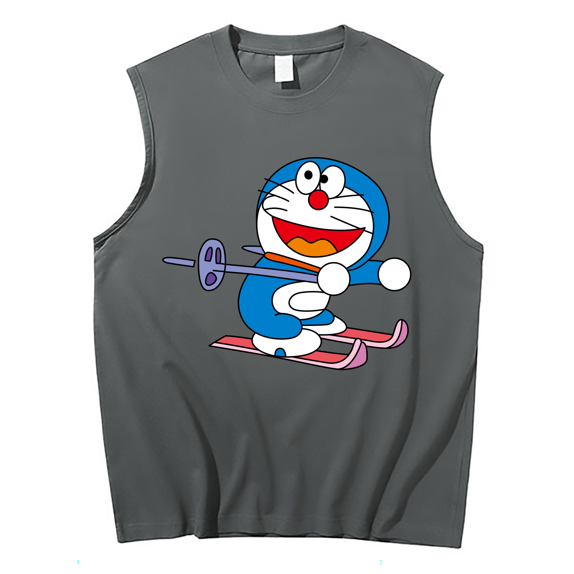 （画像用） ドラえもん Doraemon コットン100％タンクトップ（フロントプリント）